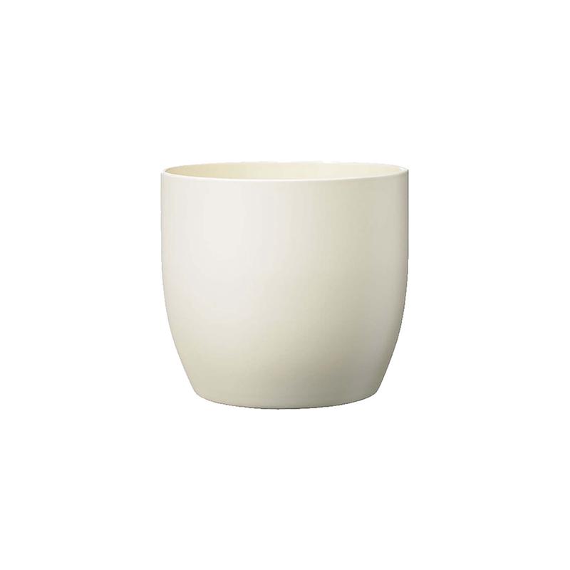 Cache-pot Basel Fashion crme mat, 5,5"