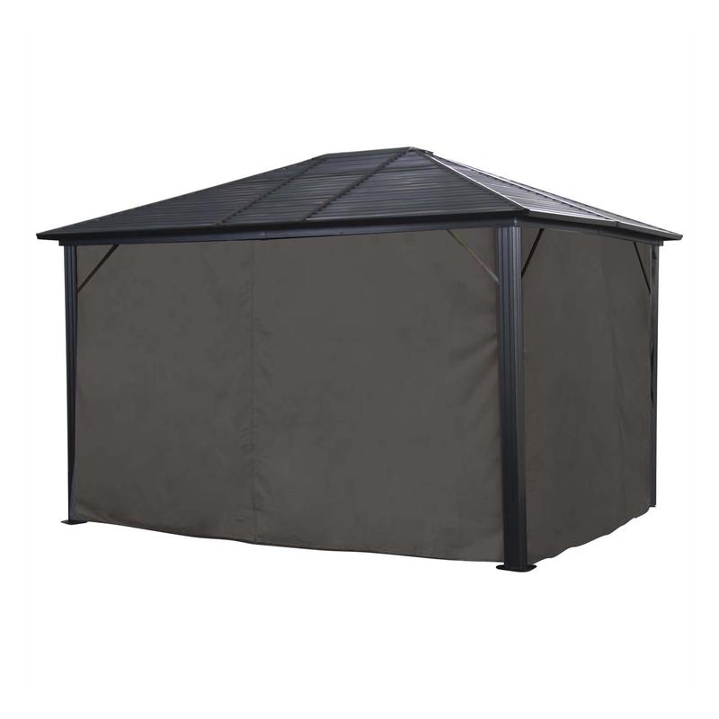 Rideaux d'intimit pour abri TAMPA , 10' x 12'