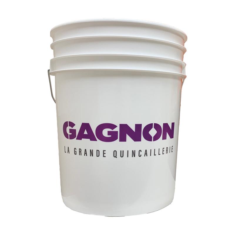 Seau en plastique robuste GAGNON, 18,9 L (5 gallons)