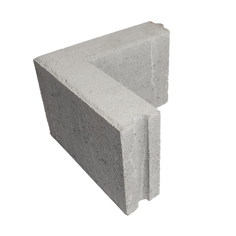 Bordure Universelle de coin grise, 8''