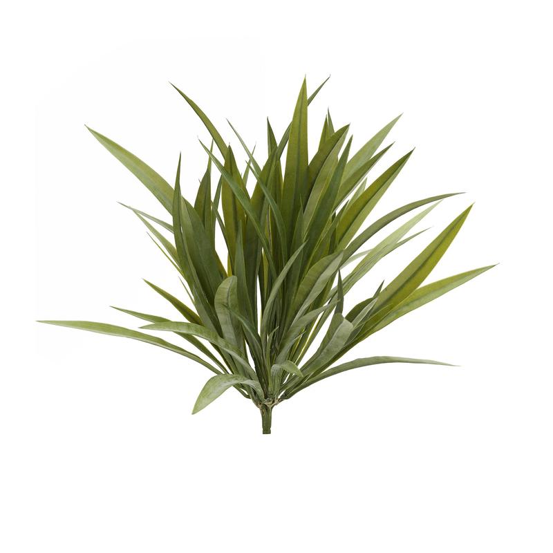 Buisson d'herbes sauvages vertes, 15''
