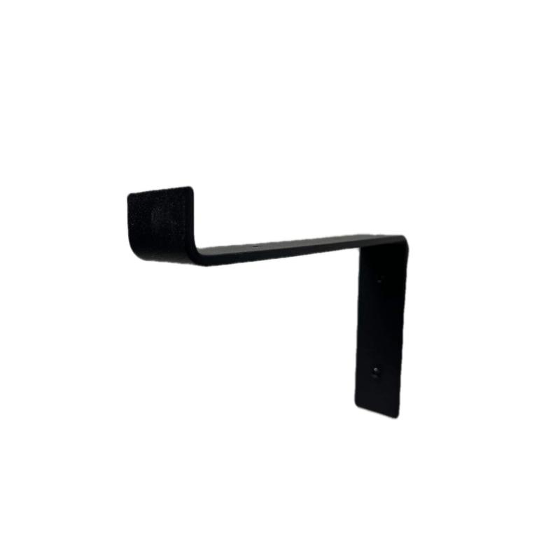 querre  tablette en mtal noir de style ''S'', 12"