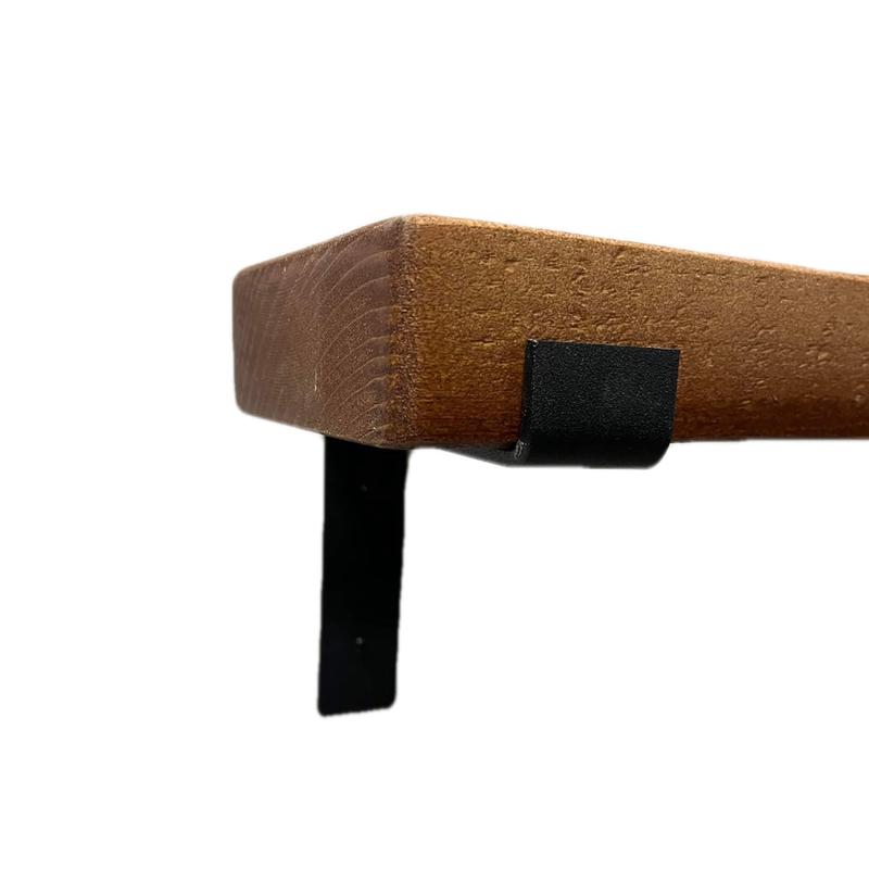 querre  tablette en mtal noir de style ''S'', 8"