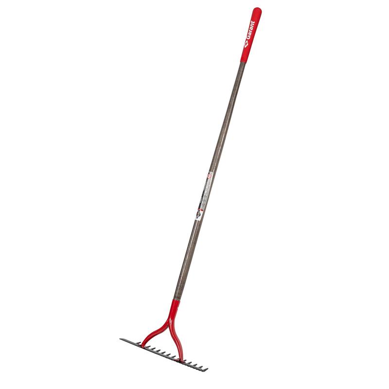 Rteau  arceau de 14 dents avec manche en bois, 15,5''