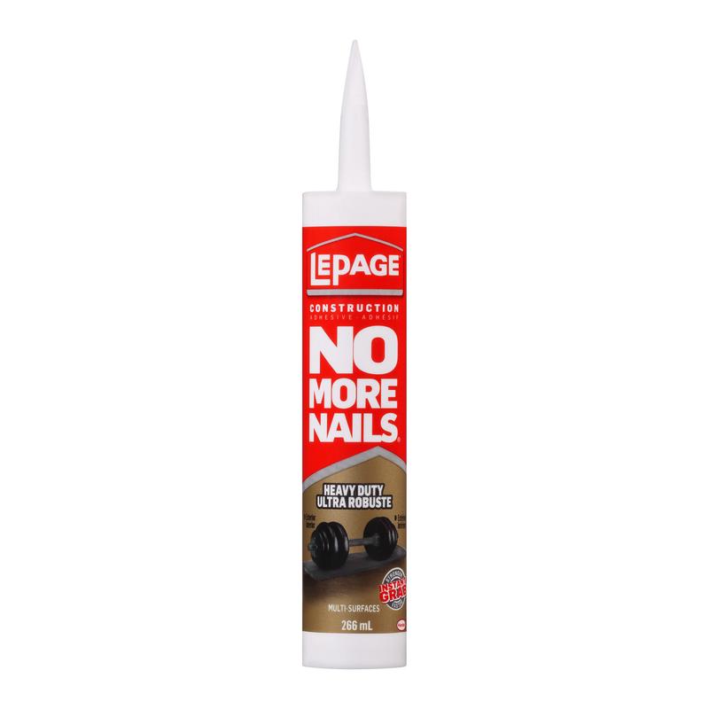 Adhsif de construction ultra robuste No More Nails, 266 ml