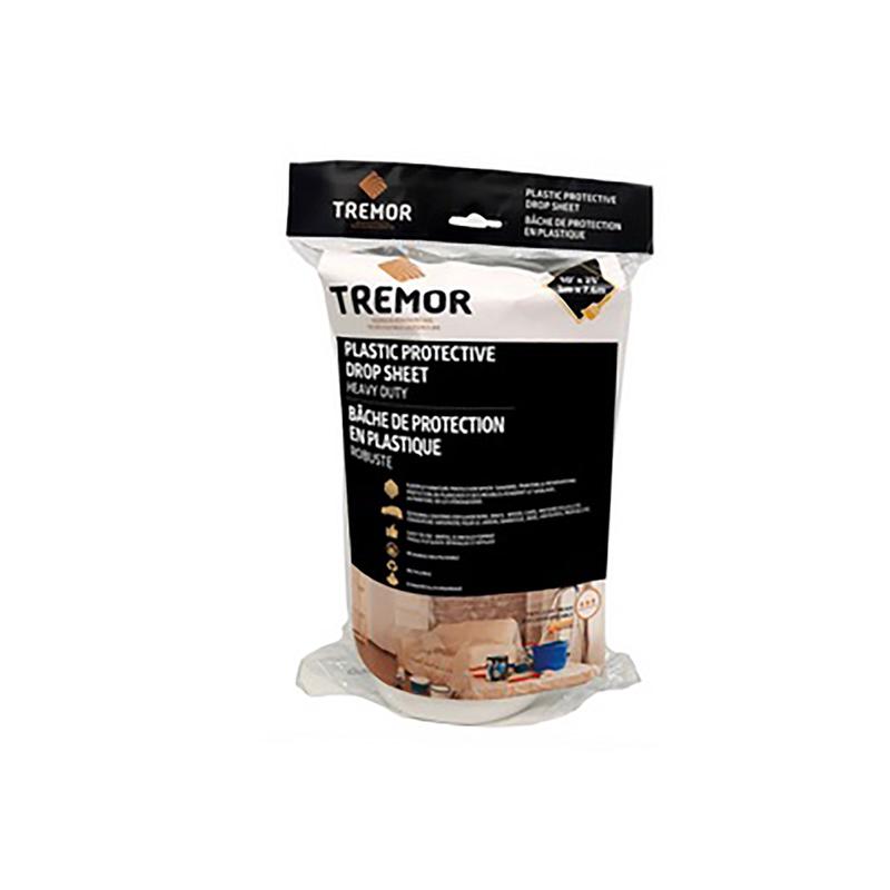 Bche de protection en plastique robuste, 10' x 25'