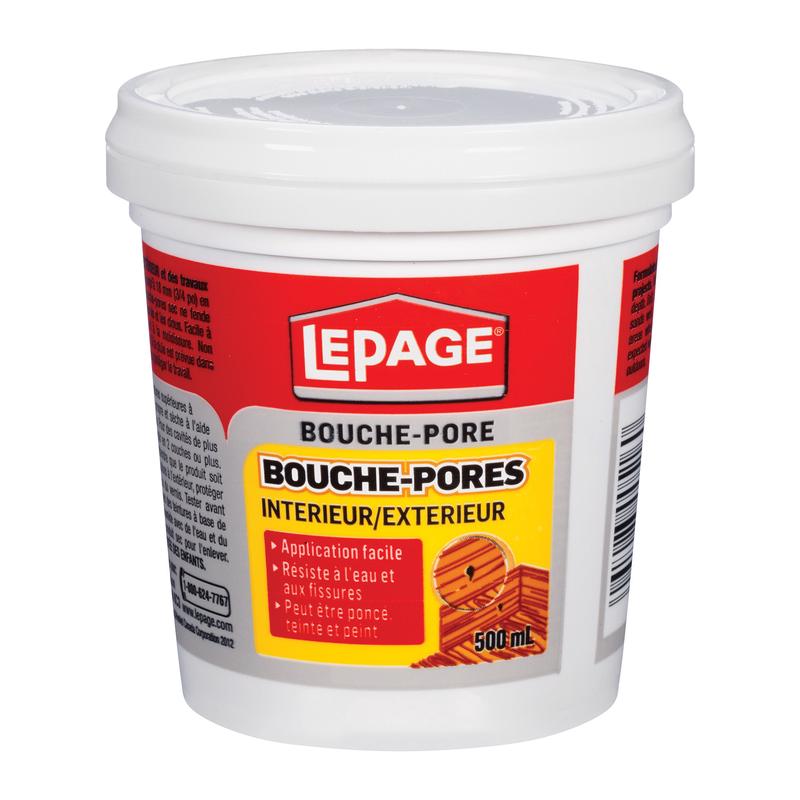 Bouche-pores d'intrieur et d'extrieur au latex, 500 ml