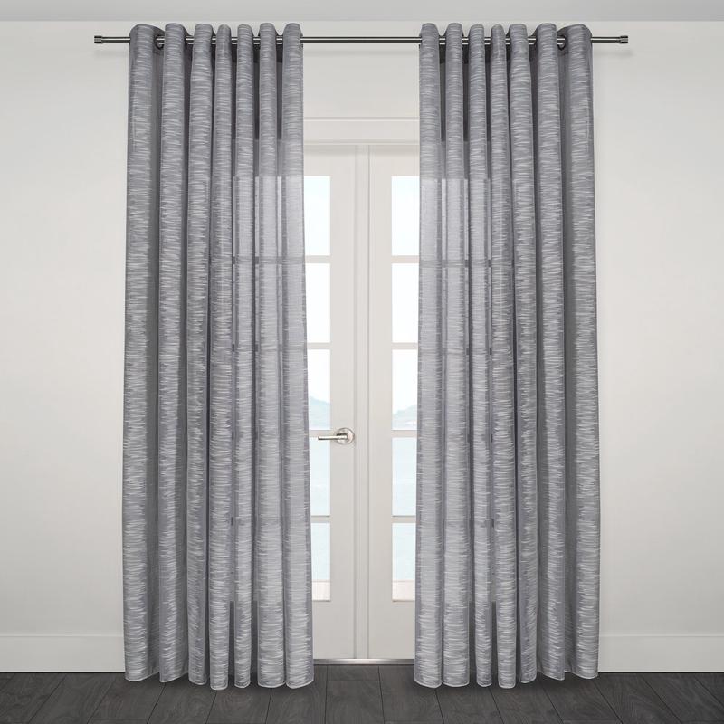 Rideaux  illets Arizona, gris