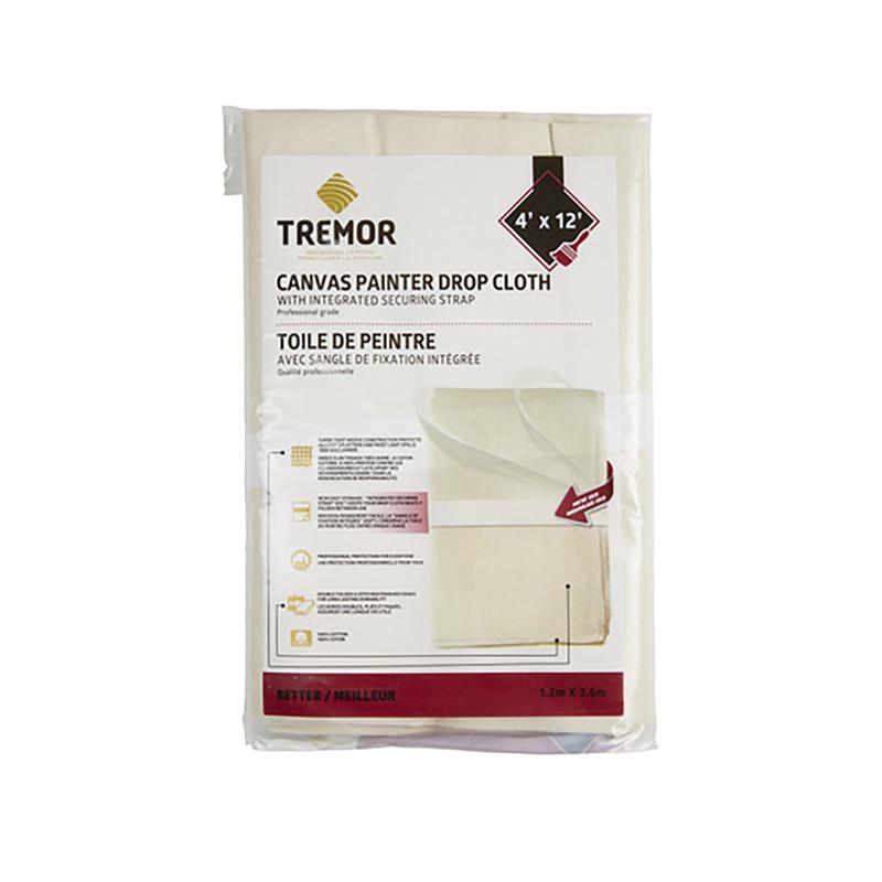 Toile de peintre, 4' x 12'