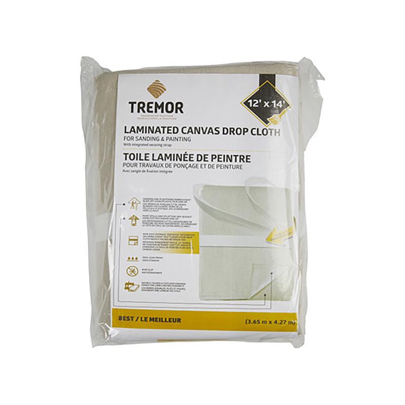 Toile de peintre pour ponage et peinture, 12' x 14'