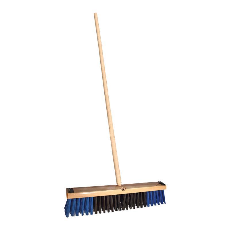 Balai-brosse de 18'' avec manche viss de 54"