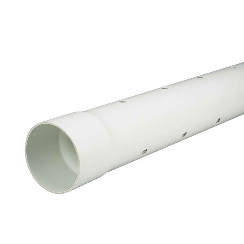 Tuyau d'gout en PVC / BNQ perfor, 4" x 10'