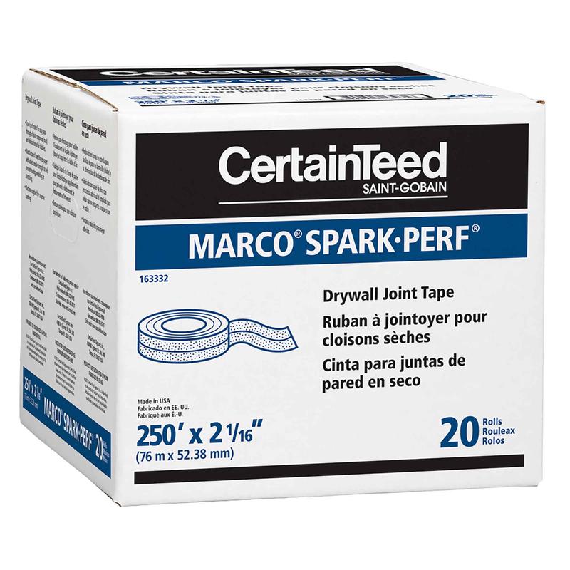 Ruban de papier perfor  jointoyer pour cloisons sches Marco Spark-Perf, 2 1/16'' x 250' (20 rouleaux)