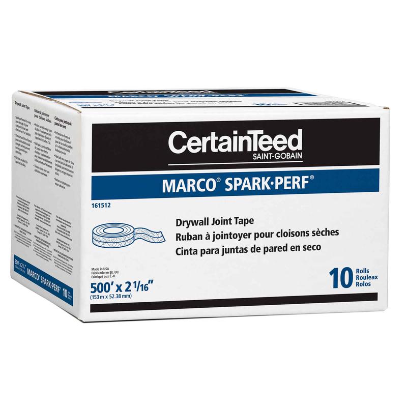 Ruban de papier perfor  jointoyer pour cloisons sches Marco Spark-Perf, 2 1/16'' x 500' (10 rouleaux)
