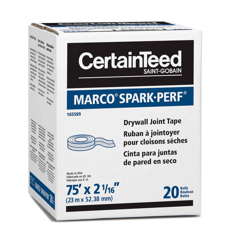 Ruban de papier perfor  jointoyer pour cloisons sches Marco Spark-Perf, 2 1/16'' x 75' (20 rouleaux)