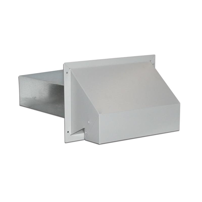 vent d'vacuationR2 pour hotte de cuisinepeint en blanc, 3-1/4"x10"