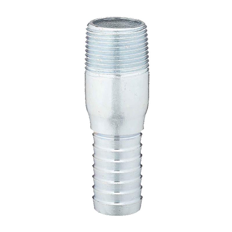 Adaptateur mle  insertion en acier galvanis, 1/2"