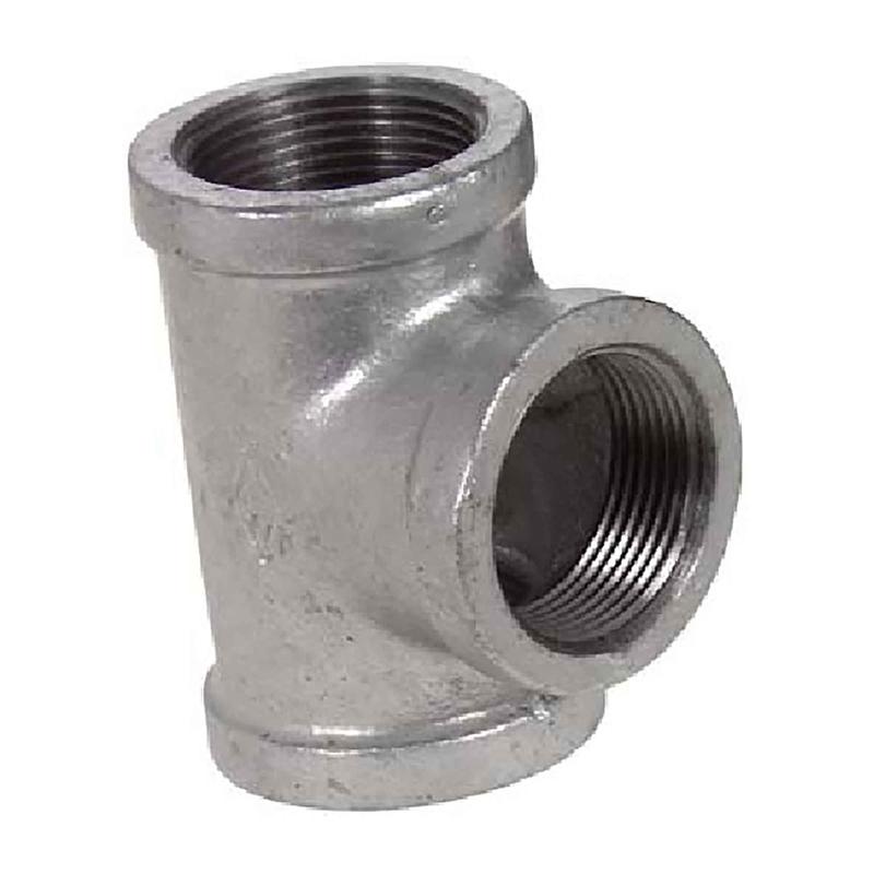 Raccord en ''T'' en fonte galvanise, 3/4" x 3/4" x 3/4"