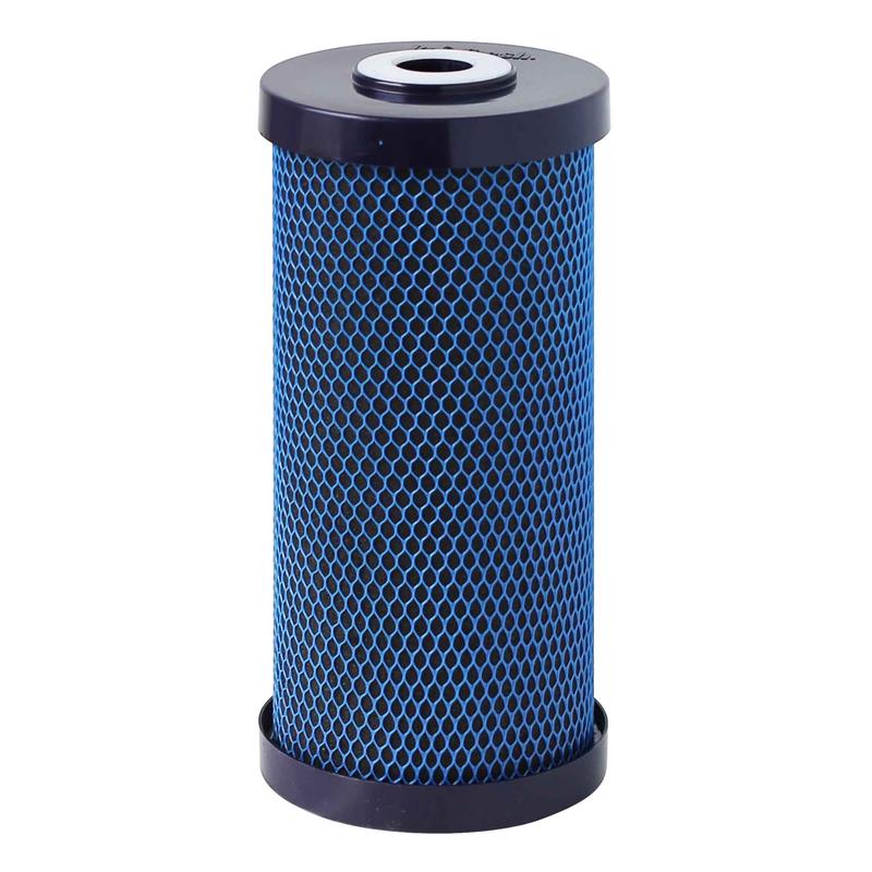 Cartouche pour filtre  eau de 5microns  usage intense contre le chlore, le got et les odeurs, 4,5" x 10"