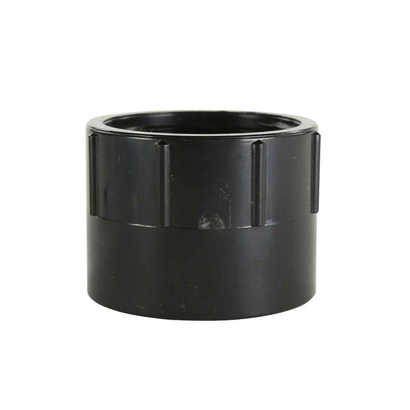 Adaptateur femelle ABS-DWV femelle x femelle filete, 1-1/2"