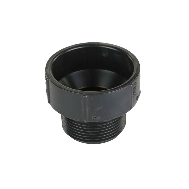 Adaptateur mle ABS-DWV femelle x mle filet, 1-1/2" x1-1/4"