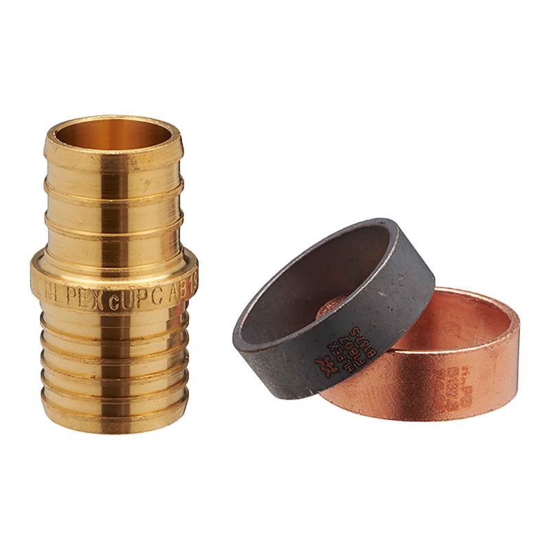 Trousse dadaptateur PEX et PB en laiton sans plomb, 3/4"