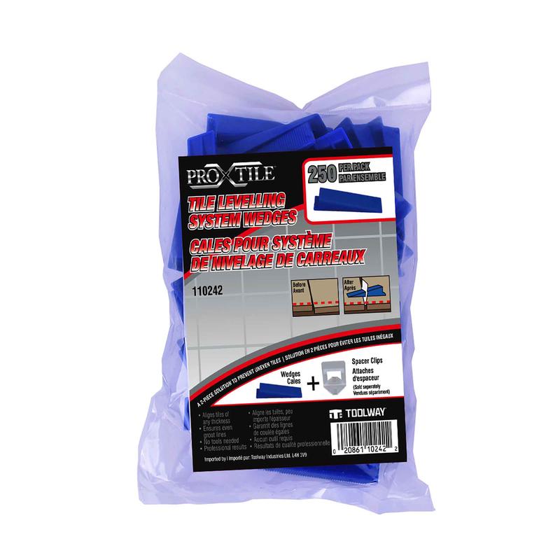 Cales pour systme de nivelage de carreaux, 250units