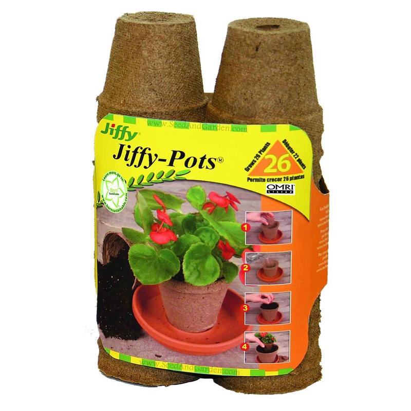 Pots ronds Jiffy de 2'', 26units