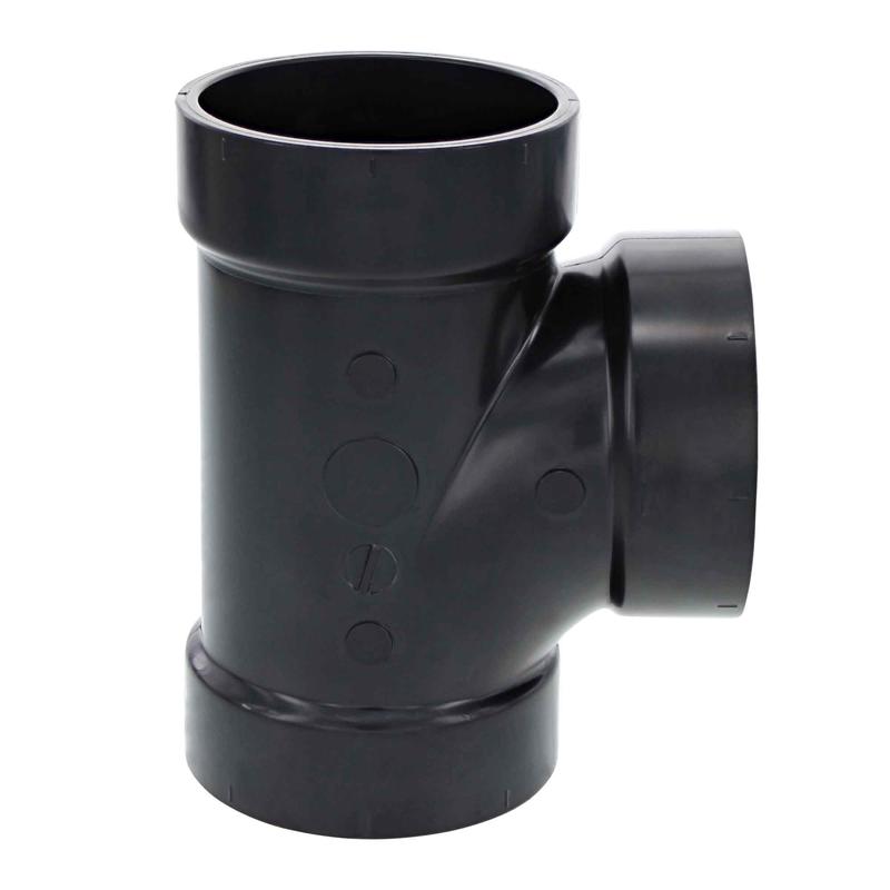 Raccord en ''T'' pour sanitaire ABS-DWV femelle, 2"