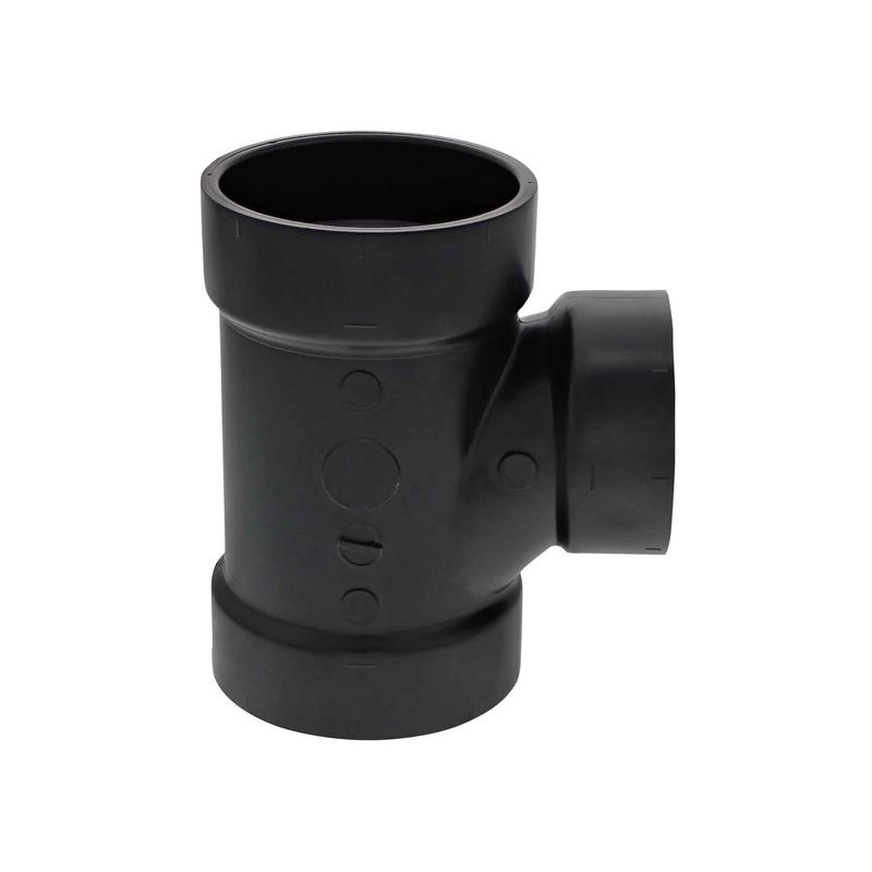 Raccord en ''T'' pour sanitaire ABS-DWV femelle, 2" x1-1/2"