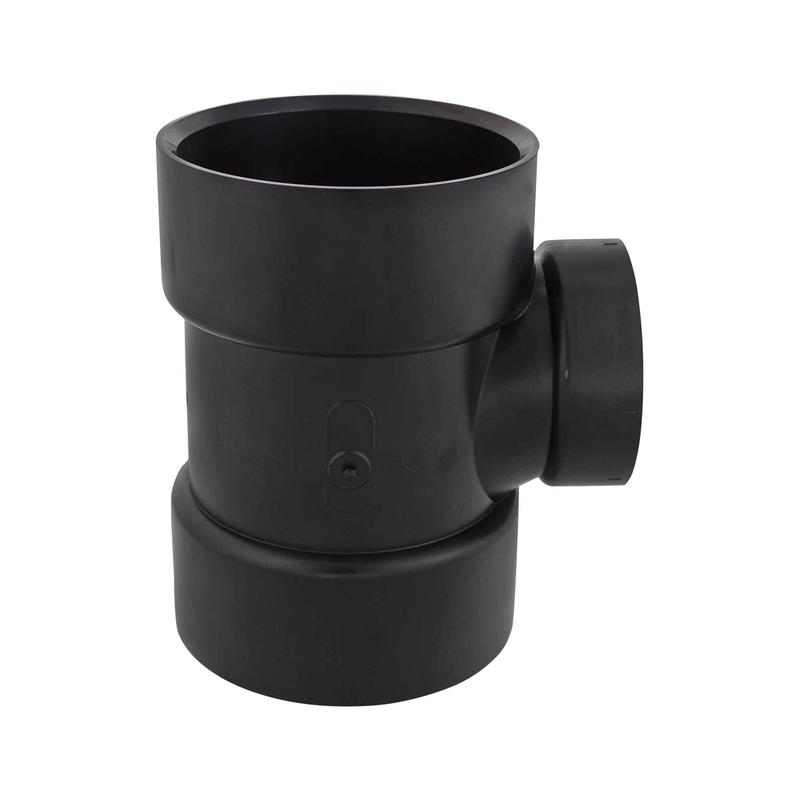 Raccord en ''T'' pour sanitaire ABS-DWV femelle, 3" x 2"