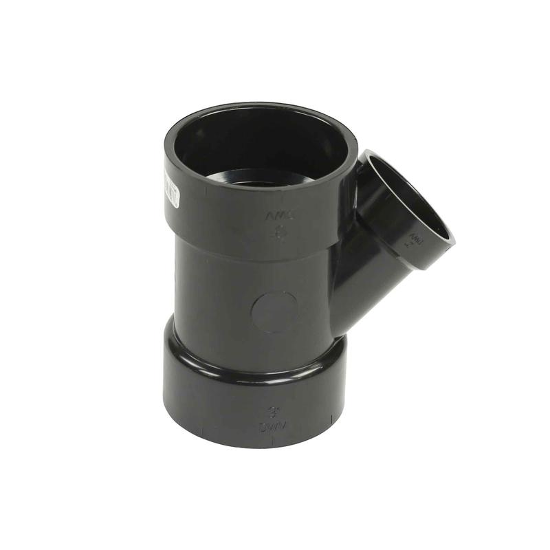 Raccord en Y de 45 ABS-DWV femelle, 3" x 2"
