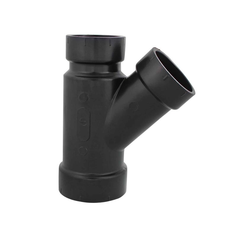 Raccord en Y de 45 en ABS-DWV femelle, 2" x1-1/2" x1-1/2"