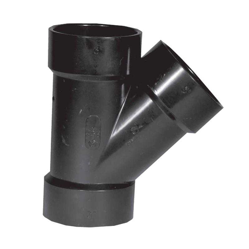 Raccord en Y de 45 en ABS-DWV femelle, 4"