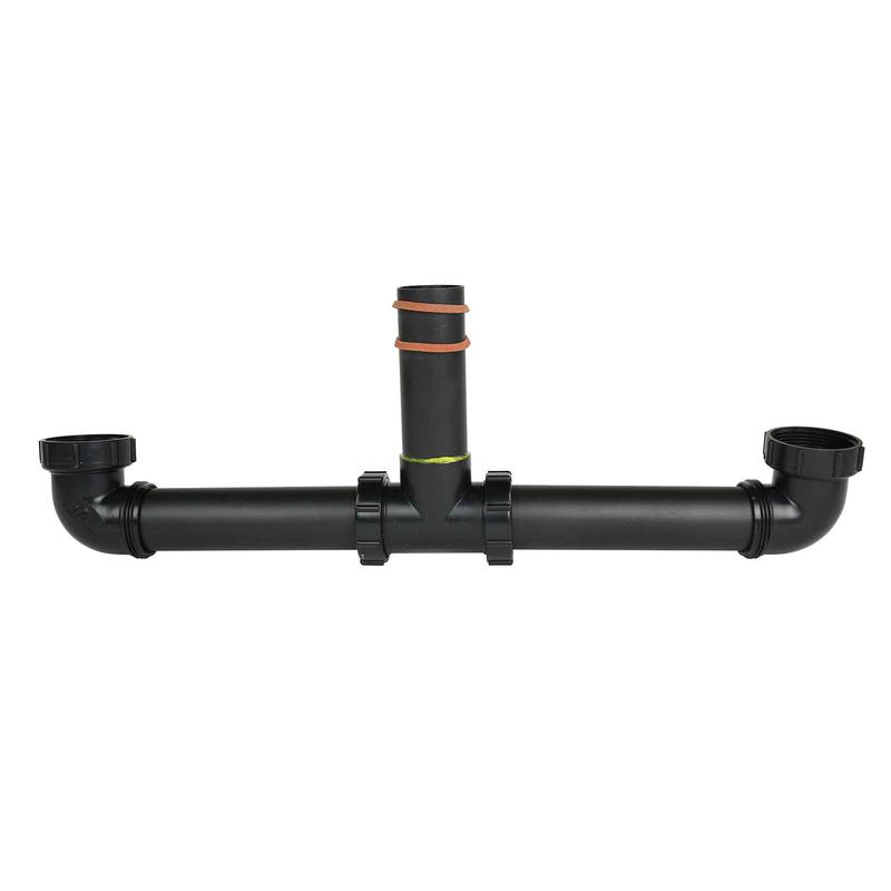 Tuyau dvacuation pour vier double ABS-DWV crou et rondelle, 1-1/2"