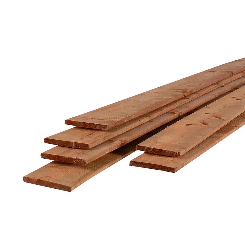 Bois trait brun de Premire Qualit, 1" x 6" x 12'