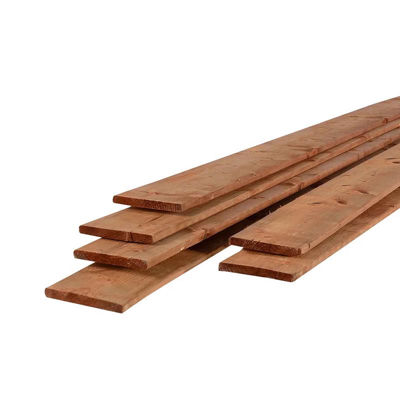 Bois trait brun de Premire Qualit, 1" x 6" x 5'