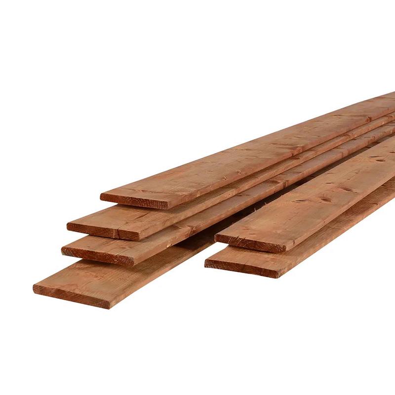 Bois trait brun de Premire Qualit, 1" x 6" x 6'