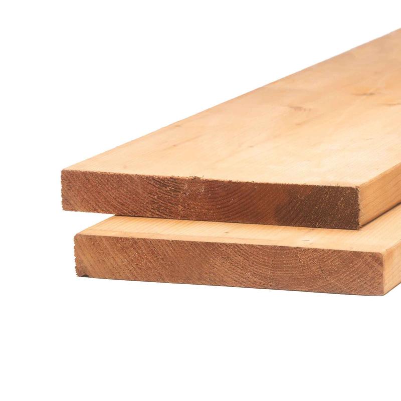 Bois trait brun de Premire Qualit, 2" x 12" x 16'