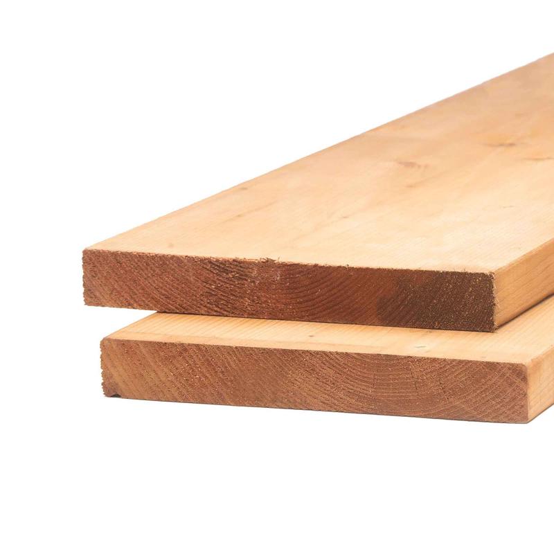 Bois trait brun de Premire Qualit, 2" x 12" x 8'