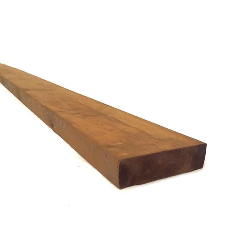 Bois trait brun de Premire Qualit, 2" x 6" x 12'