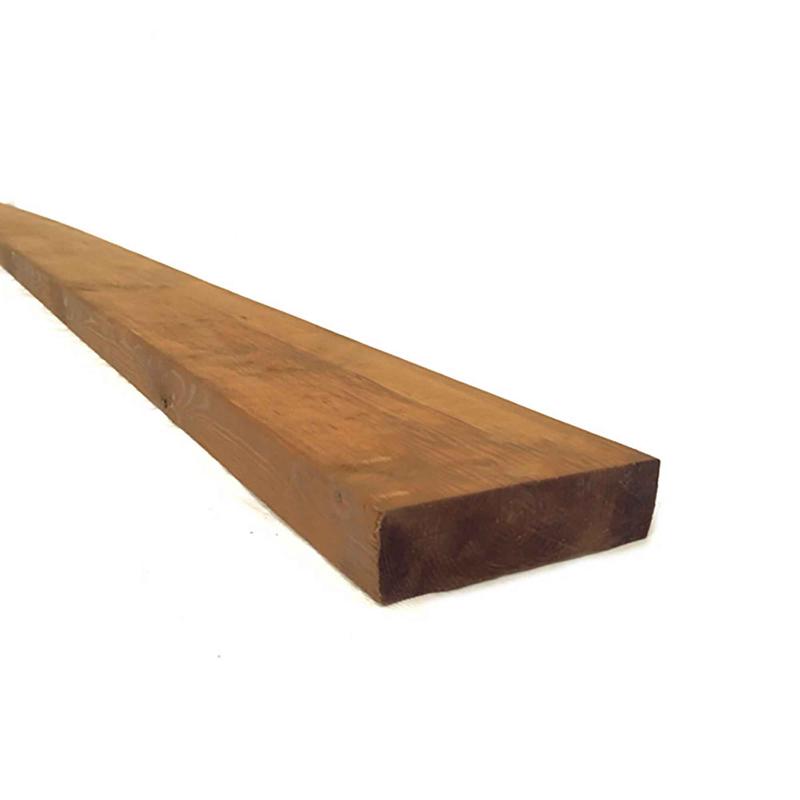 Bois trait brun de Premire Qualit, 2" x 6" x 14'