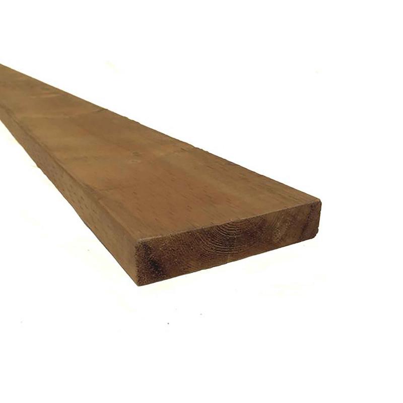 Bois trait brun de Premire Qualit, 2" x 8" x 16'