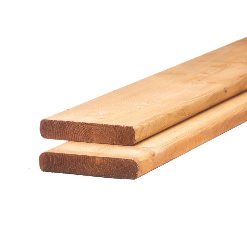 Bois trait brun de Premire Qualit, 5/4" x 6" x 8'