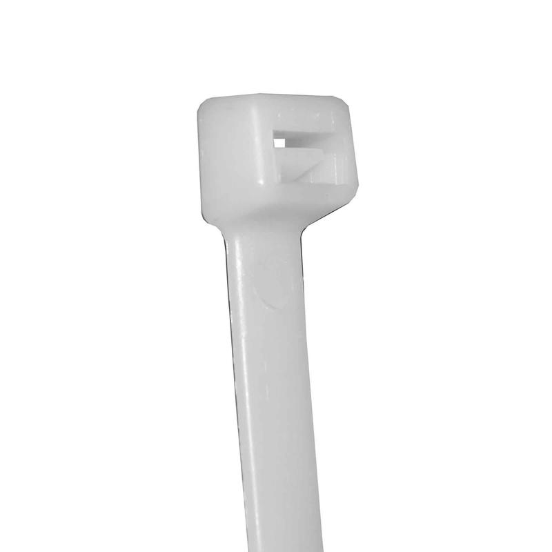 Attache robuste en nylon blanc de 24'', 10 units