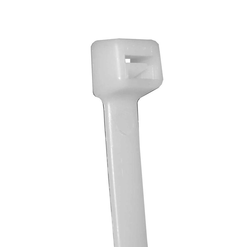 Attache robuste en nylon blanc de 36'', 10 units