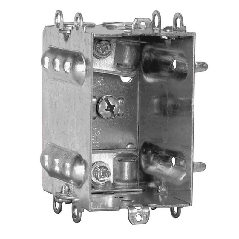Bote lectrique rectangulaire regroupable pour (1) dispositif, 2'' de profondeur (10 po3)