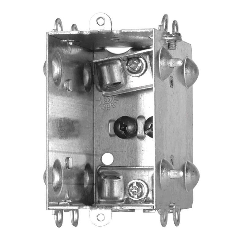 Bote lectrique rectangulaire regroupable pour (1) dispositif, 3'' de profondeur (15 po3)