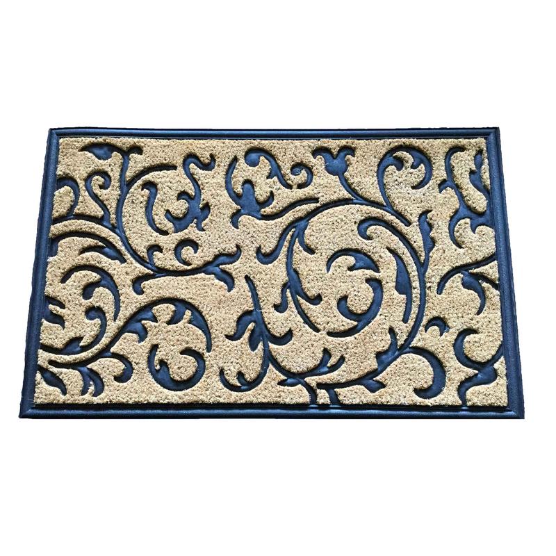 Tapis en caoutchouc avec coco, 18" x 28"