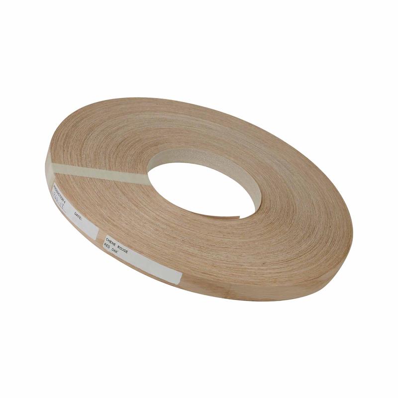 Bande de chant en chne rouge, 7/8" x 250'